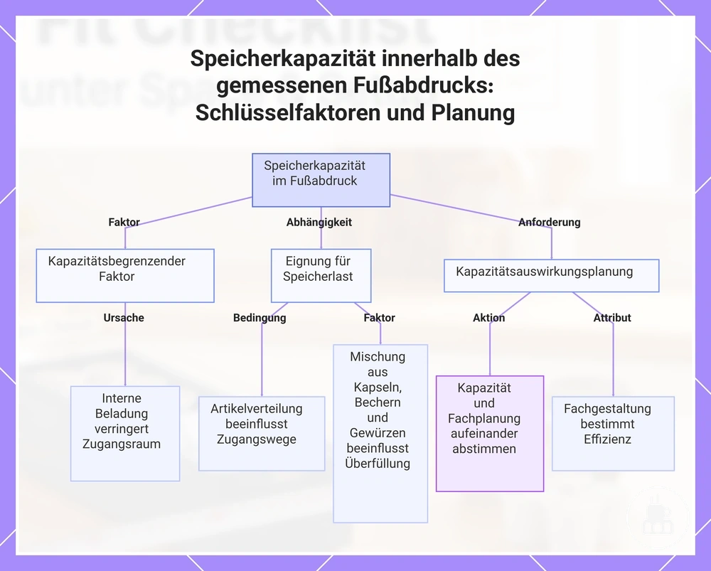 Speicherkapazität innerhalb des gemessenen Fußabdrucks: Schlüsselfaktoren und Planung