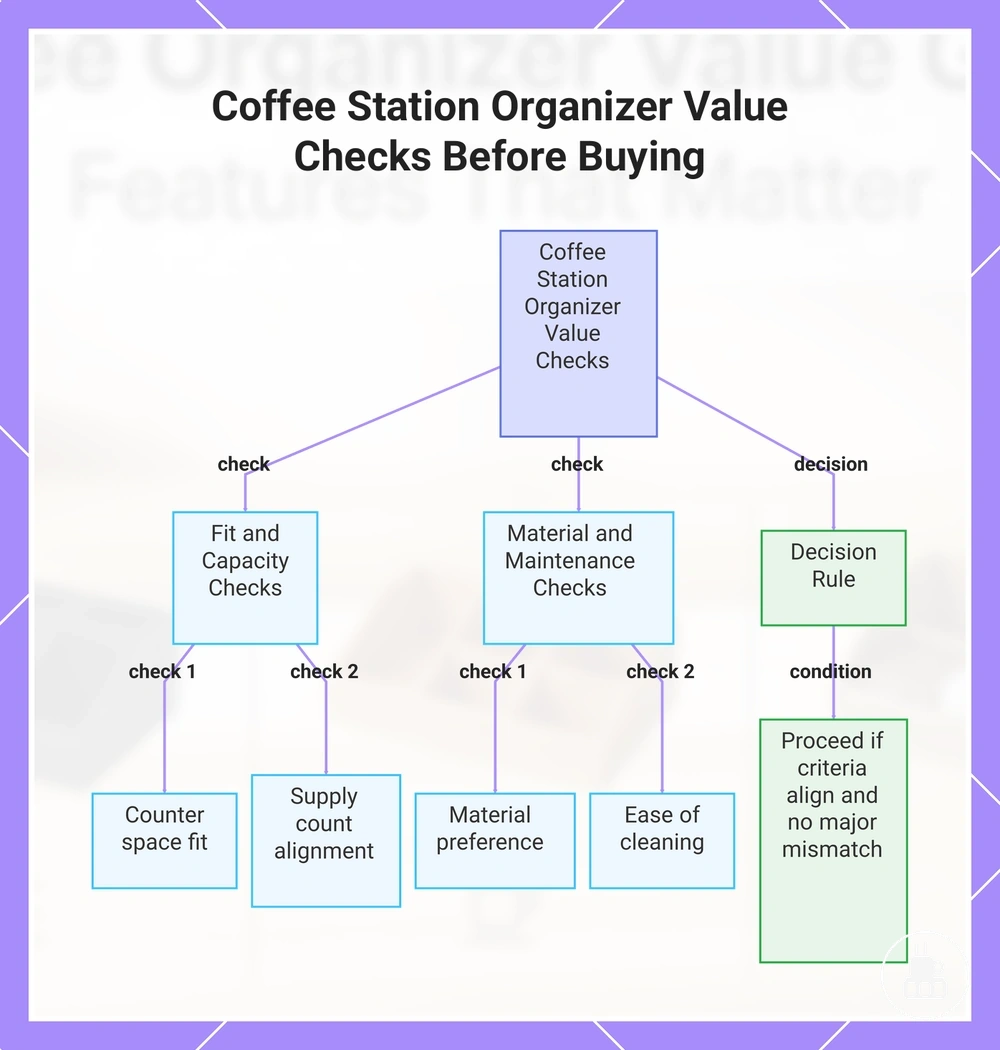 Coffee Station Organizer Value Checks Before Buying