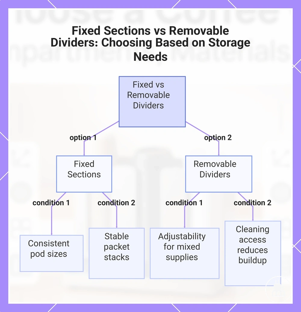Fixed Sections vs Removable Dividers: Choosing Based on Storage Needs