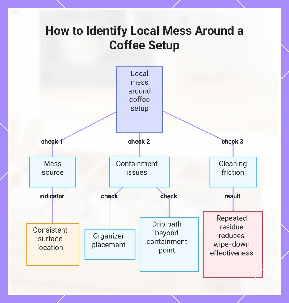 How to Identify Local Mess Around a Coffee Setup