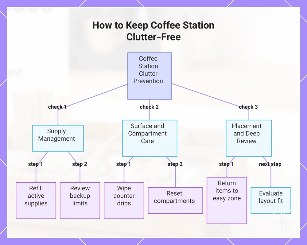 How to Keep Coffee Station Clutter-Free
