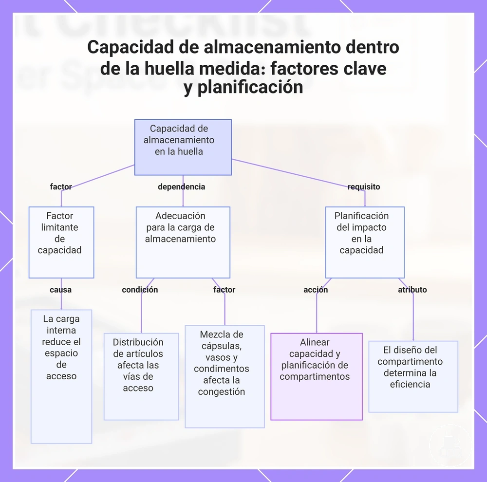 Capacidad de almacenamiento dentro de la huella medida: factores clave y planificación