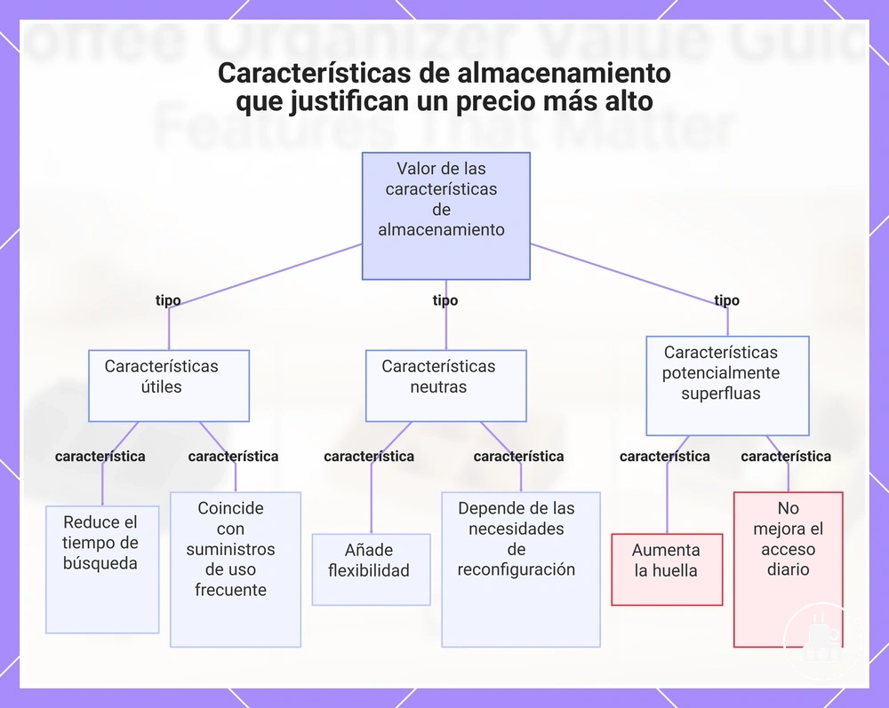 Características de almacenamiento que justifican un precio más alto