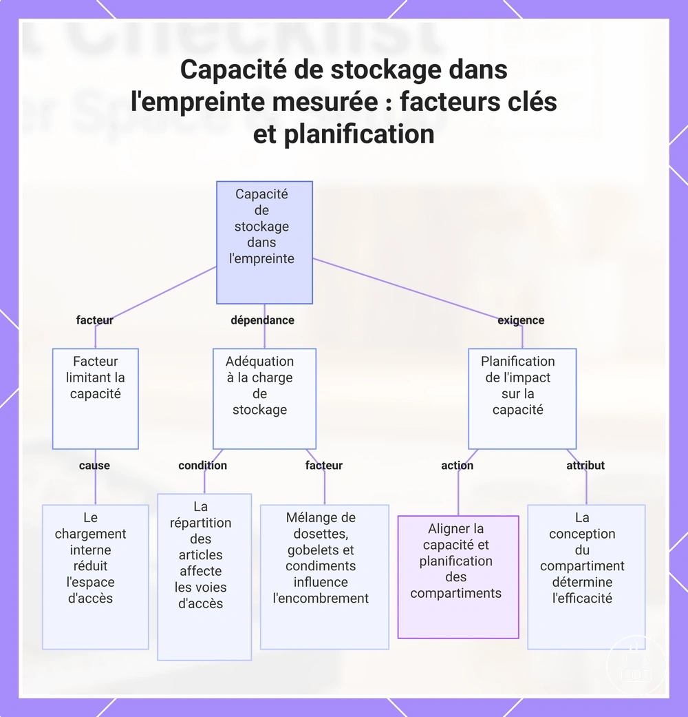 Capacité de stockage dans l'empreinte mesurée : facteurs clés et planification