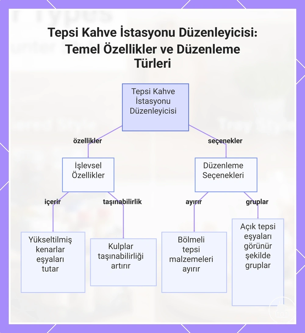 Tepsi Kahve İstasyonu Düzenleyicisi: Temel Özellikler ve Düzenleme Türleri